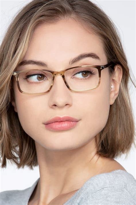 girl with brown hair and glasses|Trendy Glasses Styles for Brown Hair